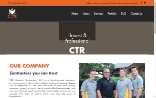 CTR Roofing, LTD website