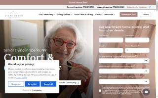 Kiley Ranch Senior Living website