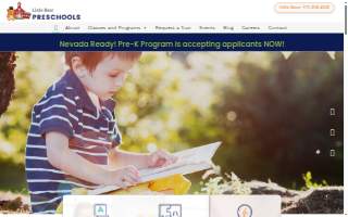 Little Bear Preschool & Childcare of Sparks website