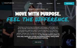 Pantheon Training Systems of Sparks website