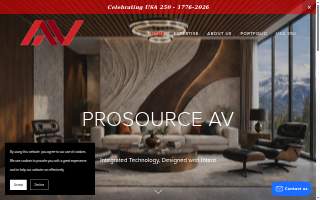 Prosource Av & Integration website