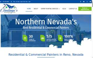 Santiago's Painting LLC website