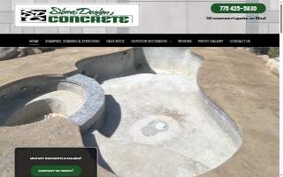 Sierra Design Concrete website