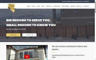 Silver State Fence & Stain LLC of Sun Valley website