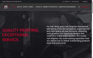 Yak Graphics website