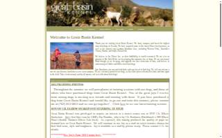Great Basin Kennel website