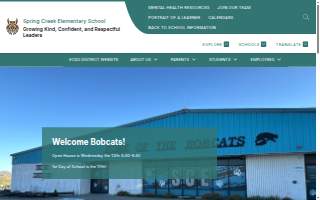Spring Creek Elementary School website