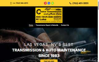1st Choice Transmission of Spring Valley website