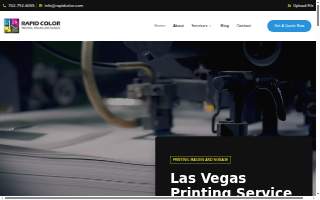 Rapid Color - Printing Service in Las Vegas of Spring Valley website
