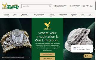 Rich Custom Jewelry website