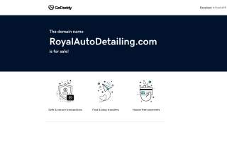 Royal Auto Detailing website