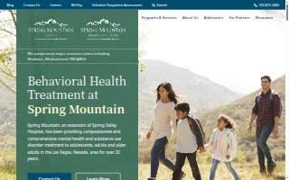 Spring Mountain Treatment Center website