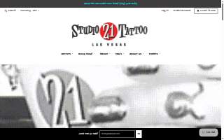 Studio 21 Tattoo Gallery of Spring Valley website