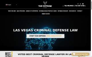 The Defense Firm website