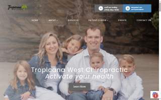Tropicana West Chiropractic of Spring Valley website