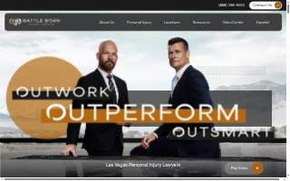 Battle Born Injury Lawyers - Las Vegas Office website
