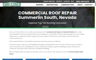 Commercial Roofing Replacement Las Vegas website