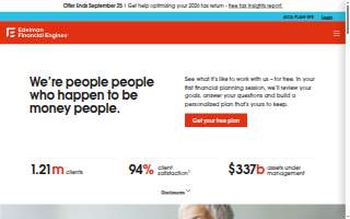 Edelman Financial Engines website