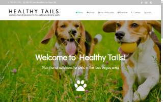 Healthy Tails LV website