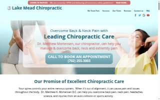 Lake Mead Chiropractic website