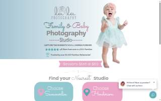 LaLa Photography of Summerlin South website
