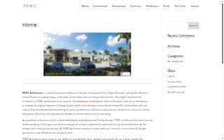 Pswc Architects website