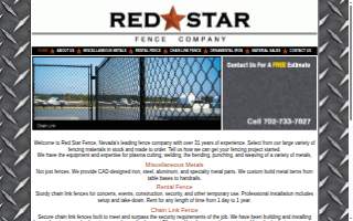 Red Star Fence Las Vegas of Summerlin South website