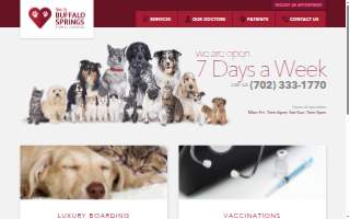 South Buffalo Springs Animal Hospital of Summerlin South website
