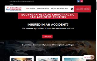 Southern Nevada Chiropractic Car Accident Treatment Centers of Summerlin South website