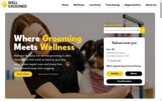 Well Groomed Pets Summerlin website