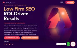 Acute SEO & Web Design website