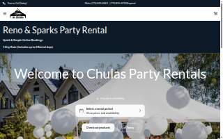 Chulas Party Rentals LLC of Sun Valley website
