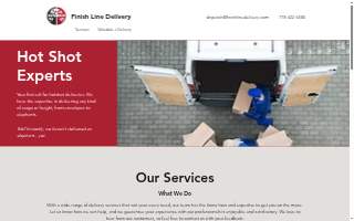 Finish Line Delivery Services LLC website