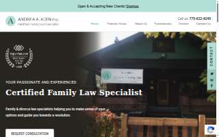 Law Offices of Andriea A. Aden, Esq., Chtd. website