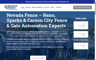 Nevada Fence of Sun Valley website