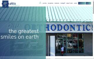 Pitts Orthodontics website