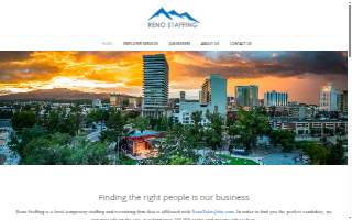 Reno Staffing of Sun Valley website