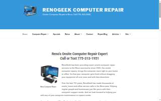 RenoGeek website