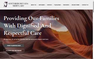 Southern Nevada Mortuary website