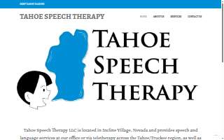 Tahoe Speech Therapy of Sun Valley website