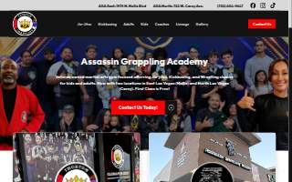 Assassin Grappling Academy website