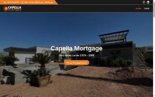 Capella Mortgage of Spring Valley website