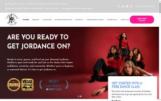 Jordance Studios website
