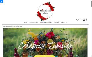Mia Flower Shop of Sunrise Manor website
