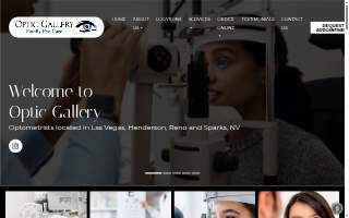 Optic Gallery Nellis website