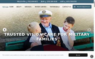 Optometry Care website