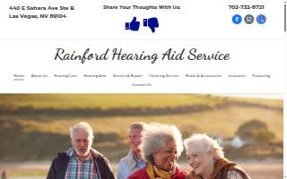 Rainford Hearing Aid Service website