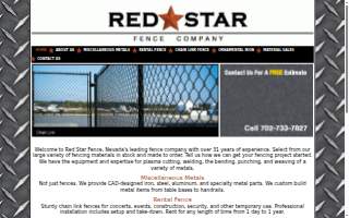Red Star Fence Las Vegas of Sunrise Manor website