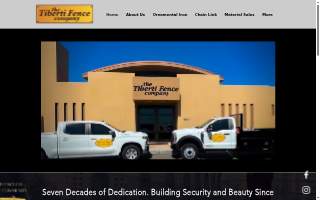 The Tiberti Fence Company of Paradise website