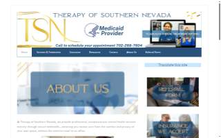 Therapy of Southern Nevada website